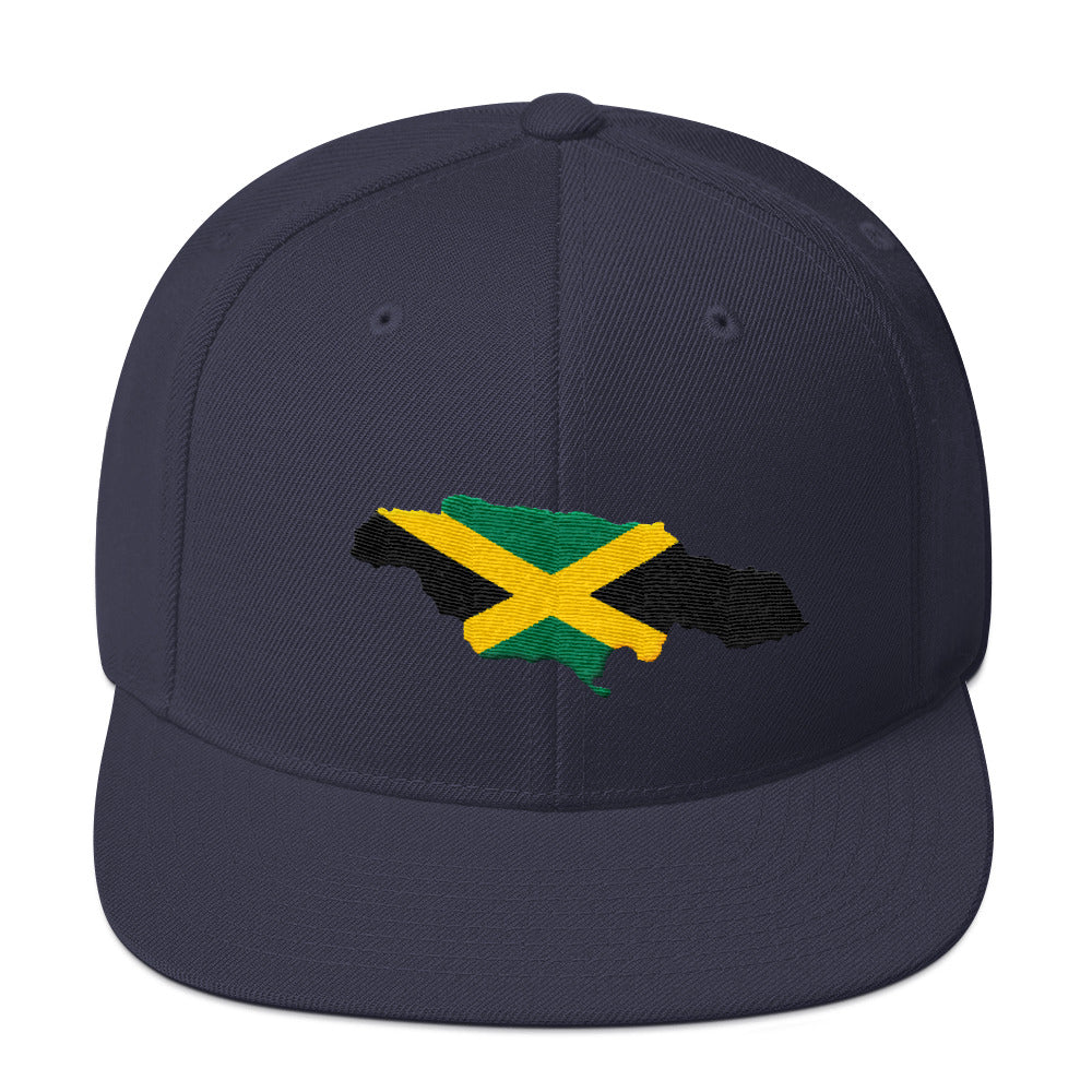 Jamaica Flag Snapback Hat